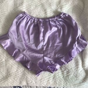 Purple Ruffle Shorts. Size 2